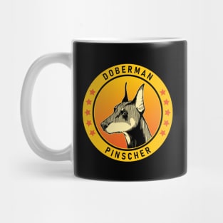 Doberman Pinscher Dog Portrait Mug